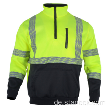 Customized Logo Reflective Mantel hohe Sichtbarkeit Hoodies